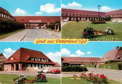 AK / Ansichtskarte Westerland_Sylt Nordseeklinik und Sanatorium Duenenhaus Kurhaus Westerland_Sylt