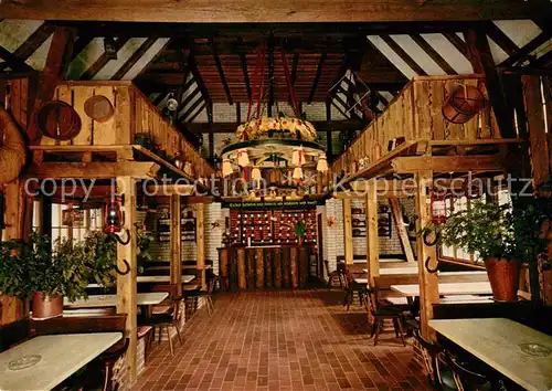 AK / Ansichtskarte Lettgenbrunn Jagdhaus Horst Gaststube Lettgenbrunn