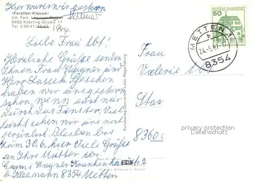 AK / Ansichtskarte Gradis Forellen Klause Panorama Angelsee Gaststube Gradis