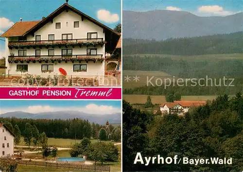 AK / Ansichtskarte Ayrhof Gasthof Pension Tremml Pool Panorama Ayrhof