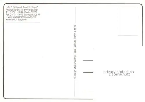 AK / Ansichtskarte Lauter_Schwarzenberg_Erzgebirge Hotel Restaurant Danelchristelgut Gastraeume Rezeption Lauter_Schwarzenberg