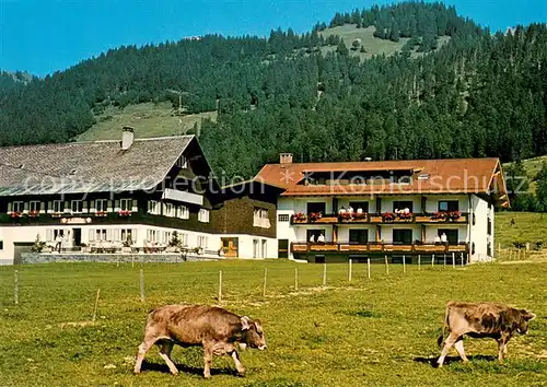 AK / Ansichtskarte Balderschwang Pension Laesser Balderschwang