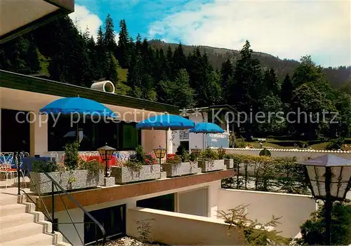 AK / Ansichtskarte Bayrischzell Hotel Die Meindelei Pension Terrasse Bayrischzell