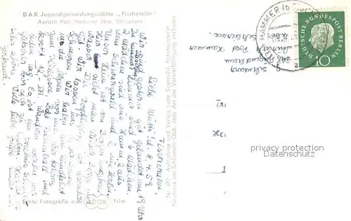 AK / Ansichtskarte Aurach_Hammer DAK Jugendgesundungsstaette Fischeralm Teilansichten Aurach Hammer