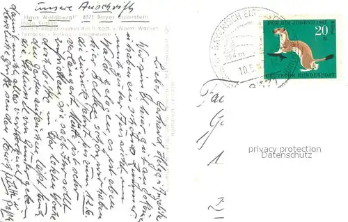 AK / Ansichtskarte Bayerisch_Eisenstein Haus Waldbergl Hugo Krause Bayerisch_Eisenstein