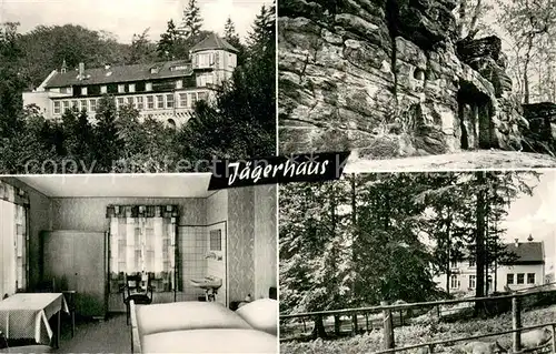 AK / Ansichtskarte Ringelheim Jaegerhaus im Hainberg Gastzimmer Felsformation Ringelheim