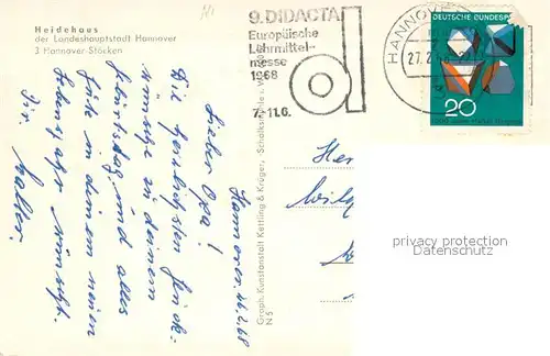 AK / Ansichtskarte Stoecken_Hannover Heidehaus der Landeshauptstadt Hannover Stoecken Hannover