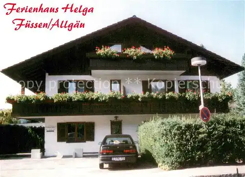 AK / Ansichtskarte Fuessen_Allgaeu Ferienhaus Helga Fuessen Allgaeu