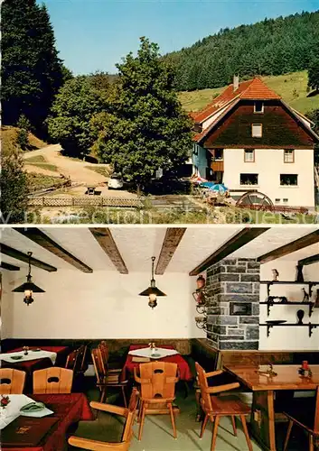 AK / Ansichtskarte Grafenhausen_Schwarzwald Gasthaus Pension Tannenmuehle Grafenhausen Schwarzwald