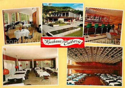 AK / Ansichtskarte Triberg_Schwarzwald Kurhaus Triberg Gast und Veranstaltungsraeume Bar Triberg Schwarzwald