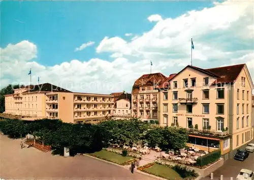 AK / Ansichtskarte Lindau_Bodensee Hotel Bayerischer Hof Hotel Reutemann Hotel Seegarten Lindau Bodensee