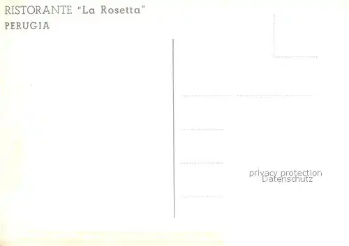 AK / Ansichtskarte Perugia Ristorante La Rosetta Perugia