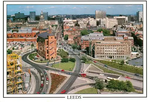 AK / Ansichtskarte Leeds_West_Yorkshire Fliegeraufnahme 