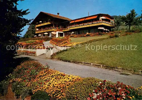 AK / Ansichtskarte Sigriswil_Thunersee Hotel Garni und Tea Room Liseli Sigriswil Thunersee