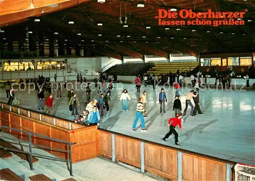 AK / Ansichtskarte Altenau_Harz Eissporthalle Die Oberharzer Altenau Harz