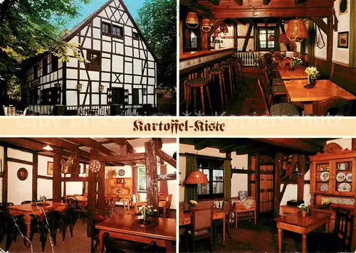 AK / Ansichtskarte Duisburg_Ruhr Kartoffel Kiste Restaurant Gastraeume Duisburg Ruhr