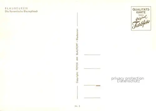 AK / Ansichtskarte Blaubeuren Fachwerkhaeuser Fliegeraufnahme Kirche Panorama Blaubeuren