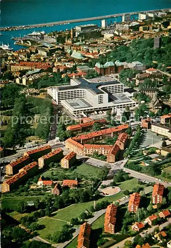 AK / Ansichtskarte Helsingborg Flygbild over lasarettet Helsingborg