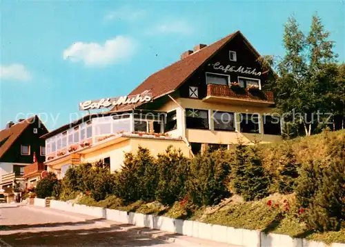 AK / Ansichtskarte Schulenberg_Oberharz Cafe Muhs Schulenberg_Oberharz