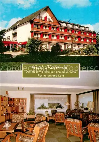 AK / Ansichtskarte Bad_Bevensen Hotel Kieferneck Restaurant Cafe Bad_Bevensen