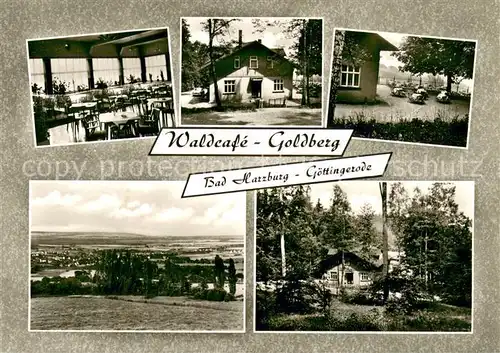 AK / Ansichtskarte Goettingerode Waldcafe Goldberg Gastraum Panorama Goettingerode