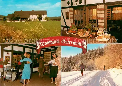 AK / Ansichtskarte Oberbrumberg Waldhotel Ostermaier Tanz Wintersport Oberbrumberg
