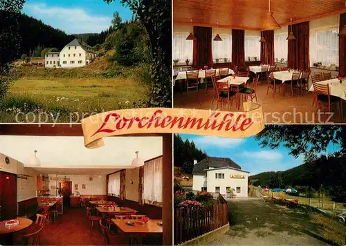 AK / Ansichtskarte Bernstein_Wald Gasthaus Pension Lorchenmuehle im Thiemitztal Frankenwald Bernstein_Wald