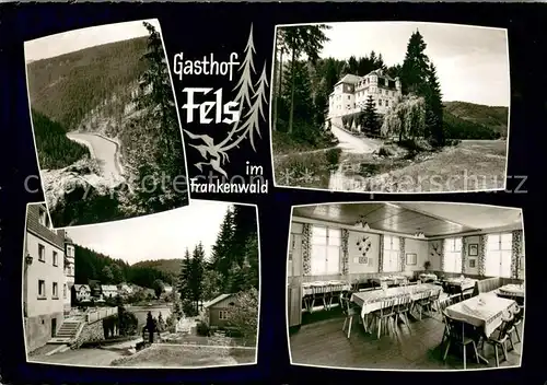 AK / Ansichtskarte Bernstein_Wald Gasthof Pension Fels im Frankenwald Bernstein_Wald