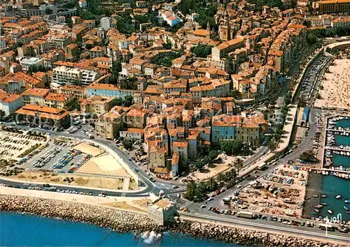 AK / Ansichtskarte Menton_Alpes_Maritimes La vieille ville et le bastion vue aerienne Menton_Alpes_Maritimes