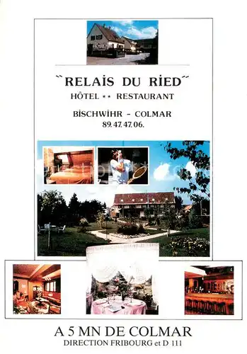 AK / Ansichtskarte Bischwihr Hotel Restaurant Relais du Ried Bischwihr