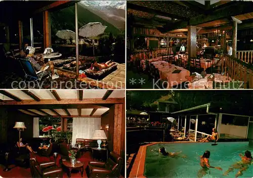 AK / Ansichtskarte Chamonix Park Hotel Restaurant La Caleche Piscine Chamonix