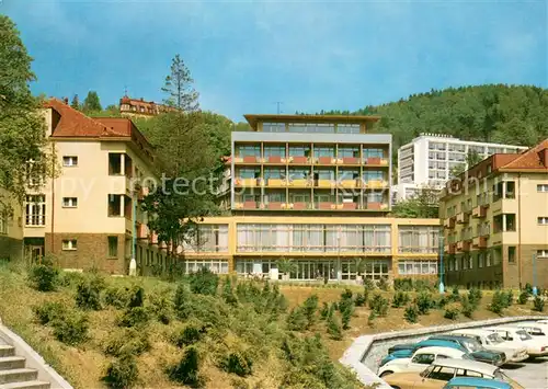 AK / Ansichtskarte Karlovy_Vary_Karlsbad Sanatorium Schweizer Haus 