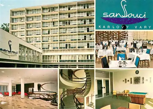 AK / Ansichtskarte Karlovy_Vary_Karlsbad Sanatorium Sanssouci 