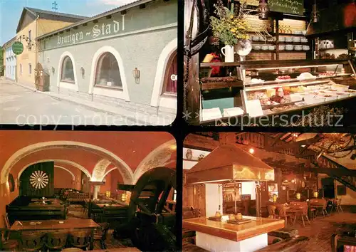 AK / Ansichtskarte Obernberg_Inn Heurigen Stadl Reblaus Gastraum Verkaufstheke Obernberg Inn