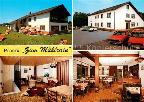 AK / Ansichtskarte Niederbeisheim Pension Zum Muehlrain Gastraeume Niederbeisheim