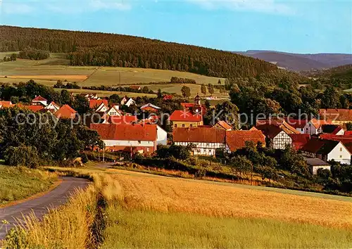 AK / Ansichtskarte Niederbeisheim Ortsansicht mit Pension Zum Muehlrain Niederbeisheim