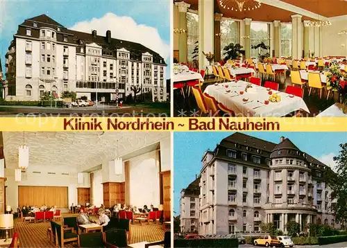 AK / Ansichtskarte Bad_Nauheim Klinik Nordrhein Restaurant Speisesaal Bad_Nauheim