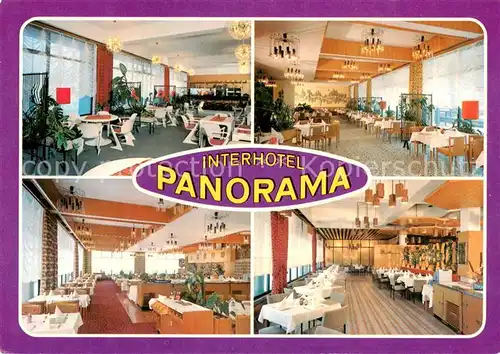 AK / Ansichtskarte Oberhof_Thueringen Interhotel Panorama Klubbar Restaurant Bauernstube Oberhof Thueringen