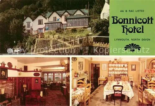 AK / Ansichtskarte Lynmouth Bonnicott Hotel Restaurant Lynmouth