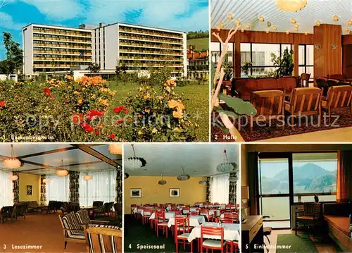 AK / Ansichtskarte Waidhofen_Ybbs Buchenbergheim Heilanstalt Halle Lesezimmer Speisesaal Einbettzimmer Waidhofen Ybbs