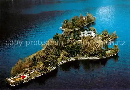 AK / Ansichtskarte Isole_di_Brissago Insel Lago Maggiore Fliegeraufnahme Isole_di_Brissago