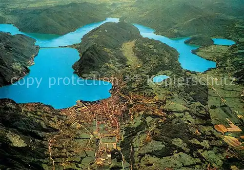 AK / Ansichtskarte Lago_di_Lugano Panorama aereo Lago_di_Lugano