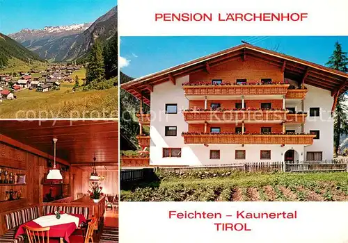 AK / Ansichtskarte Feichten_Kaunertal Pension Laerchenhof Alpen Feichten Kaunertal