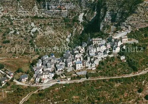 AK / Ansichtskarte Montbrun_Lozere Camping Chez Roger vue aerienne Montbrun Lozere