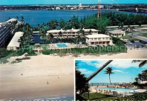 AK / Ansichtskarte Palm_Beach The Beachcomber Sea Cay Apartement Motel Swimming Pool aerial view 