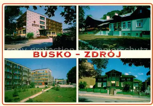 AK / Ansichtskarte Busko Zdroj Sanatorium Villa Zielona Budynek Galerie Bibliothek Museum Busko Zdroj
