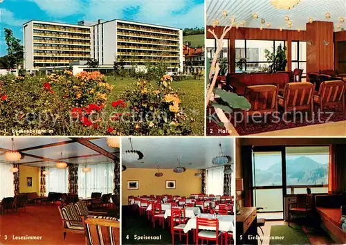AK / Ansichtskarte Waidhofen_Ybbs Buchenbergheim Heilanstalt Halle Einbettzimmer Speisesaal Lesezimmer Waidhofen Ybbs