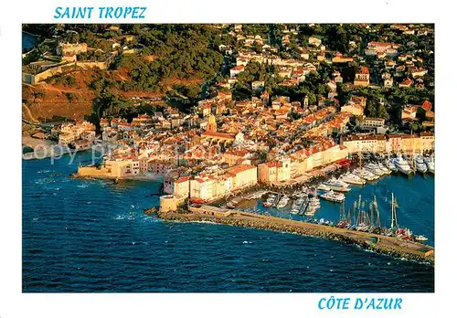 AK / Ansichtskarte Saint_Tropez_Var Port Cote d Azur vue aerienne Saint_Tropez_Var