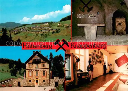 AK / Ansichtskarte Knappenberg Bergarbeitersiedlung Gedenkstaette im Schaubergwerk Bergbaumuseum Stolleneingang Knappenberg