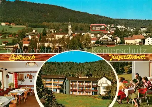 AK / Ansichtskarte Boebrach Gasthof Pension Jaegerstueble Gaststube Panorama Boebrach